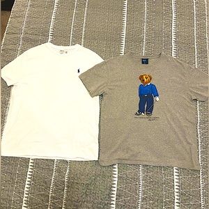 Polo Ralph Lauren T-shirt Bundle (2) - Men’s Large - Polo Bear Tee & Classic Fit